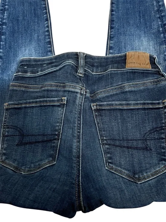 American Eagle Outfitters Women's Midnight Blue Skinny Jeans - Picture 4 of 4